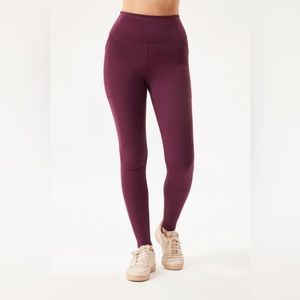 Girlfriend Collective Plum Compressive Pocket Leggings